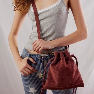Free People Billie Suede Crossbody Bag